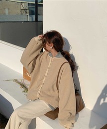 【MANROVE SELECT】ドロップショルダーボアカーデ