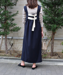 MODE ROBE（モードローブ）の「バックリボンジャンパースカート（ジャンパースカート）」
