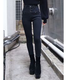 EMODA | 【ELDER】FIXハイウエストデニム(デニムパンツ)