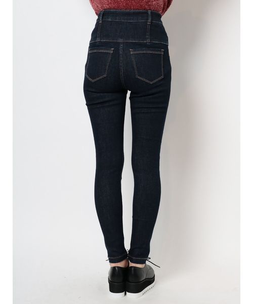 EMODA（エモダ）の「【ELDER】FIXハイウエストデニム（デニムパンツ・レディース・インディゴブルー/ブルー/ブラック・X-SMALL/MEDIUM/SMALL）」の16枚目の写真