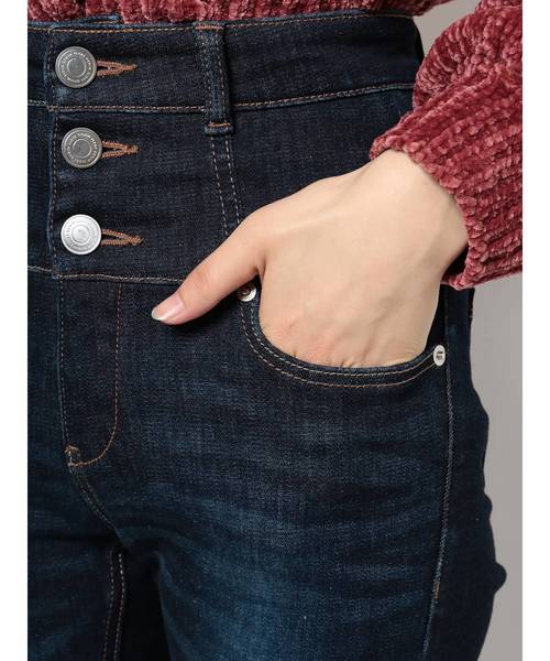 EMODA（エモダ）の「【ELDER】FIXハイウエストデニム（デニムパンツ・レディース・インディゴブルー/ブルー/ブラック・X-SMALL/MEDIUM/SMALL）」の11枚目の写真