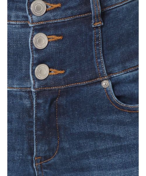 EMODA（エモダ）の「【ELDER】FIXハイウエストデニム（デニムパンツ・レディース・インディゴブルー/ブルー/ブラック・X-SMALL/MEDIUM/SMALL）」の9枚目の写真