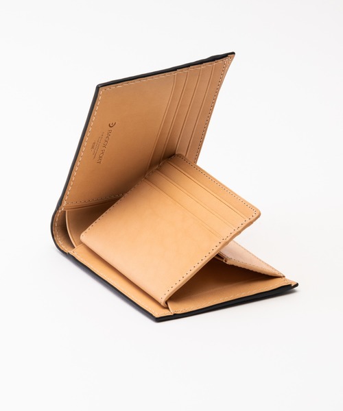 BAGGY PORT（バギーポート）の「藍染めレザー 小銭入れ付き二つ折り財布（財布・メンズ・ブルー/ダークブルー・FREE）」の9枚目の写真