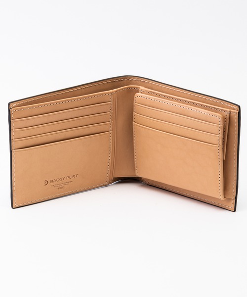 【新品未使用タグ付き】BAGGY PORT ブラウン二つ折り財布 楽天市場】二つ折り財布 ラウンドファスナー BOX型小銭入れ