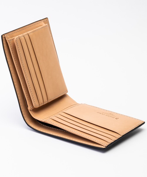 BAGGY PORT（バギーポート）の「藍染めレザー 小銭入れ付き二つ折り財布（財布・メンズ・ブルー/ダークブルー・FREE）」の19枚目の写真