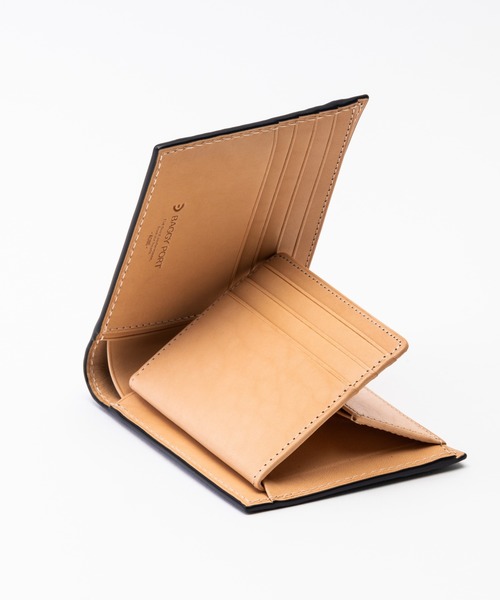 BAGGY PORT（バギーポート）の「藍染めレザー 小銭入れ付き二つ折り財布（財布・メンズ・ブルー/ダークブルー・FREE）」の20枚目の写真