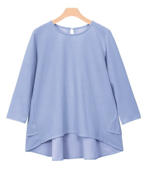 R アール THOMASMASON バックフレア ブラウス シャツ プルオーバー セール】バックフレアデザインTブラウス（シャツ/ブラウス