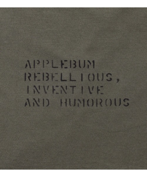 APPLEBUM（アップルバム）の「“Stencil” Big T-shirt（Tシャツ/カットソー・メンズ・オリーブ・MEDIUM/LARGE/X-LARGE）」の7枚目の写真