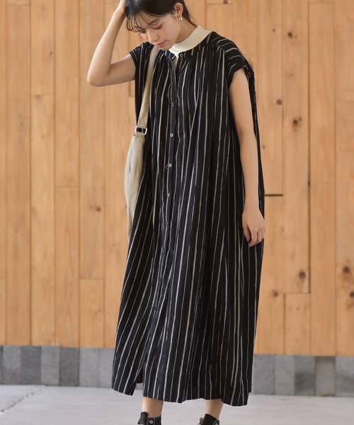 ストライプシャツワンピース シャツワンピース セール Rps アールピーエス のファッション