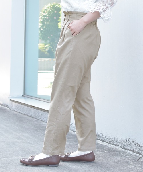 PairPair（ペアペア）の「リネンテーパードパンツ(セットアップ)（その他パンツ・レディース・ベージュ/アイボリー/ブルー系その他・FREE）」の13枚目の写真