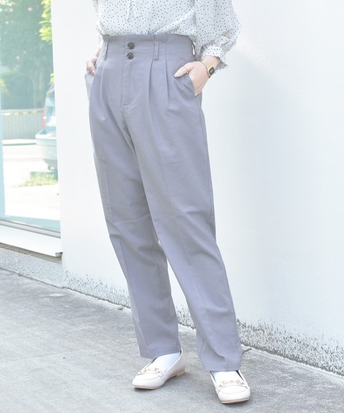 PairPair（ペアペア）の「リネンテーパードパンツ(セットアップ)（その他パンツ・レディース・ベージュ/アイボリー/ブルー系その他・FREE）」の16枚目の写真