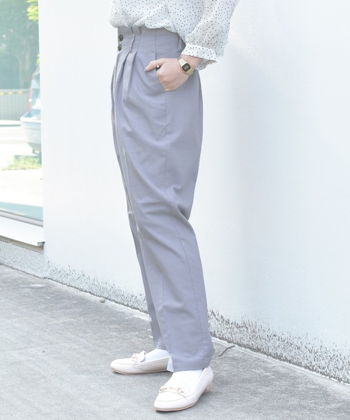 PairPair（ペアペア）の「リネンテーパードパンツ(セットアップ)（その他パンツ・レディース・ベージュ/アイボリー/ブルー系その他・FREE）」の17枚目の写真