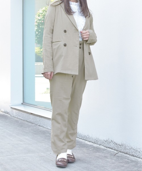 PairPair（ペアペア）の「リネンテーパードパンツ(セットアップ)（その他パンツ・レディース・ベージュ/アイボリー/ブルー系その他・FREE）」の11枚目の写真