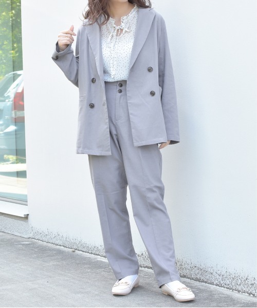 PairPair（ペアペア）の「リネンテーパードパンツ(セットアップ)（その他パンツ・レディース・ベージュ/アイボリー/ブルー系その他・FREE）」の15枚目の写真