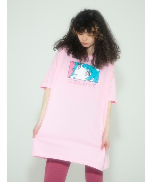 Candy Stripper（キャンディストリッパー）の「SELFISH BIG BIG Tシャツ（Tシャツ/カットソー・レディース・ブラック/オフホワイト/ピンク/ミント/ラベンダー・2）」の5枚目の写真