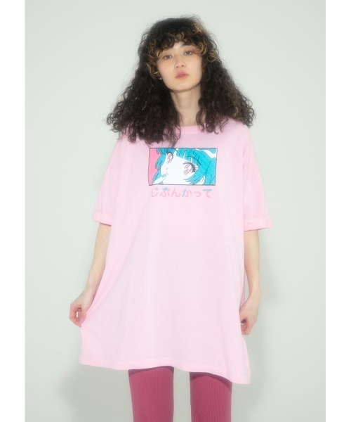 Candy Stripper（キャンディストリッパー）の「SELFISH BIG BIG Tシャツ（Tシャツ/カットソー・レディース・ブラック/オフホワイト/ピンク/ミント/ラベンダー・2）」の9枚目の写真