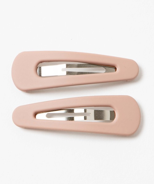 WEGO（ウィゴー）の「WEGO/【2点セット】カラーヘアピン（ヘアピン・レディース・ベージュ/ブラウン/パープル/ピンク/イエロー/グリーン・FREE）」の2枚目の写真