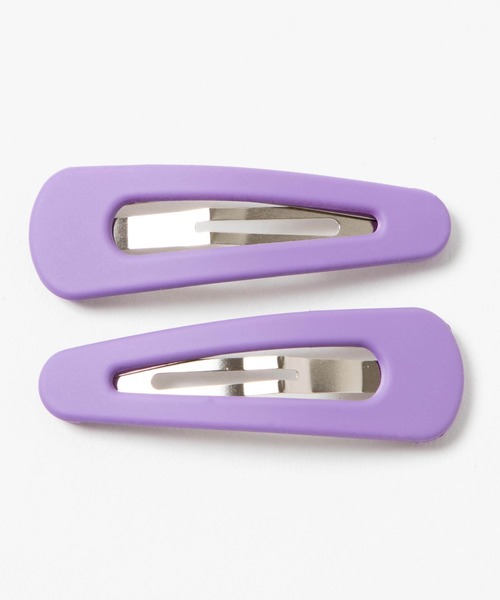 WEGO（ウィゴー）の「WEGO/【2点セット】カラーヘアピン（ヘアピン・レディース・ベージュ/ブラウン/パープル/ピンク/イエロー/グリーン・FREE）」の4枚目の写真