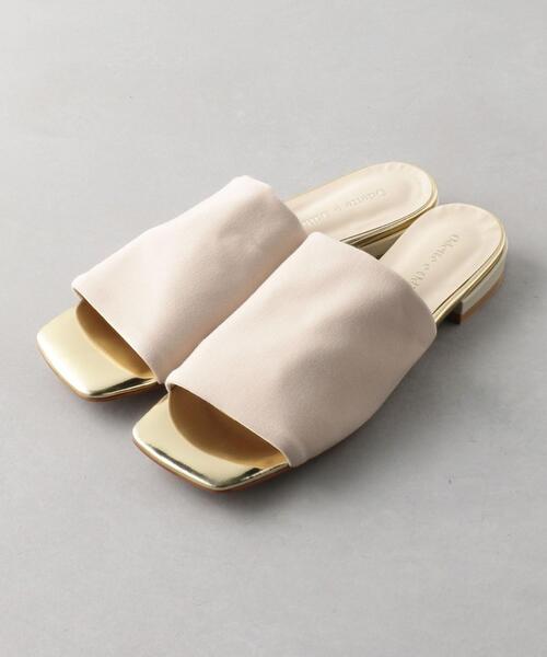 ODETTE E ODILE（オデットエオディール）の「OFD ストレッチミュール サンダル20（サンダル・レディース・オレンジ/ブラック/オフホワイト/ダークブラウン・23.5cm/22.5cm/23cm/24cm/24.5cm/22cm）」の2枚目の写真