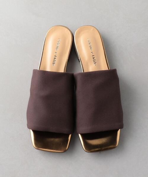 ODETTE E ODILE（オデットエオディール）の「OFD ストレッチミュール サンダル20（サンダル・レディース・オレンジ/ブラック/オフホワイト/ダークブラウン・23.5cm/22.5cm/23cm/24cm/24.5cm/22cm）」の5枚目の写真