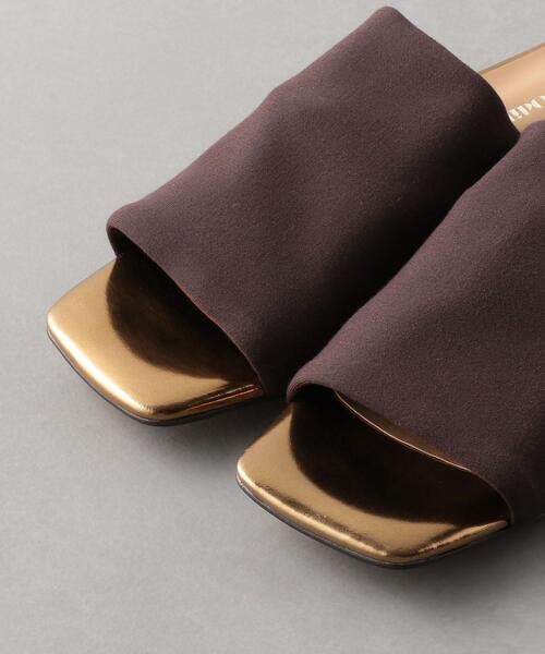 ODETTE E ODILE（オデットエオディール）の「OFD ストレッチミュール サンダル20（サンダル・レディース・オレンジ/ブラック/オフホワイト/ダークブラウン・23.5cm/22.5cm/23cm/24cm/24.5cm/22cm）」の12枚目の写真