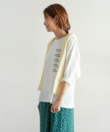 NOMBRE IMPAIR | プロパーブプリント 7分袖ＴＥＥ(Tシャツ/カットソー)