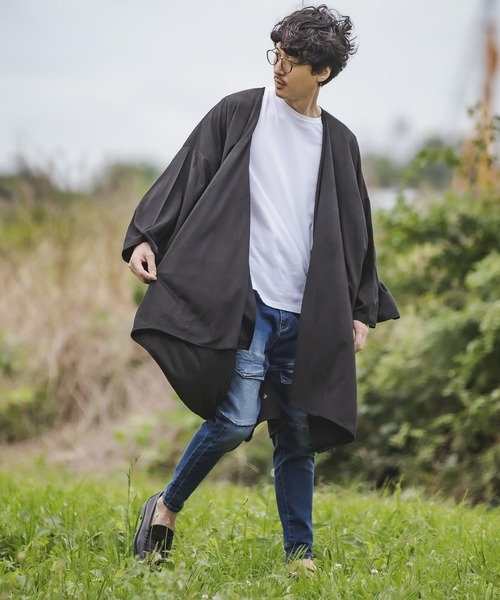 CAMBIO（カンビオ）の「mj7382-Fake Suede Over Size Gown Coat ガウン