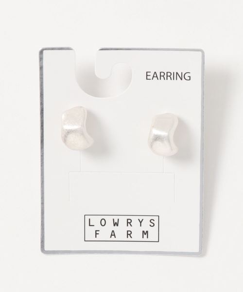 LOWRYS FARM（ローリーズファーム）の「マットメタルイヤリング　895031（イヤリング・レディース・シルバー/ゴールド・FREE）」の2枚目の写真