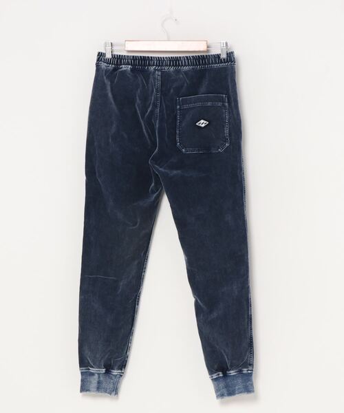 BILLABONG（ビラボン）の「BILLABONG/ビラボン  ベロア素材　インディゴジョガーパンツ BA012-705（スウェットパンツ・メンズ・ベージュ/ネイビー・M/L）」の3枚目の写真