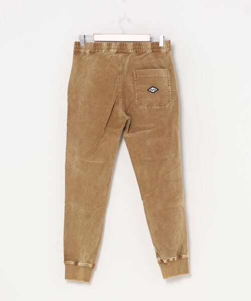BILLABONG（ビラボン）の「BILLABONG/ビラボン  ベロア素材　インディゴジョガーパンツ BA012-705（スウェットパンツ・メンズ・ベージュ/ネイビー・M/L）」の4枚目の写真