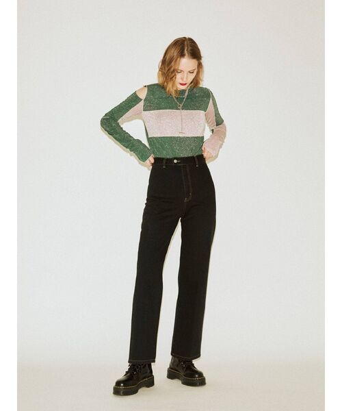 jouetie(ジュエティ)の「ムードストレートデニム(デニムパンツ・レディース・ブラック/ブラウン/ブルー・SMALL/MEDIUM)」の10枚目の写真