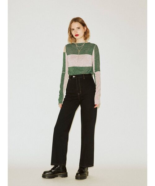 jouetie(ジュエティ)の「ムードストレートデニム(デニムパンツ・レディース・ブラック/ブラウン/ブルー・SMALL/MEDIUM)」の11枚目の写真