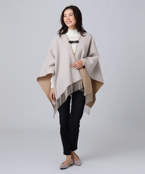 ポンチョリバーポンチョ ポンチョ Untitled アンタイトル のファッション