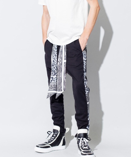 NO ID.(ノーアイディ)の「mp8672-スカーフストリングサルエル NO ID.(ノーアイディ)の「mp8672-スカーフストリングサルエル