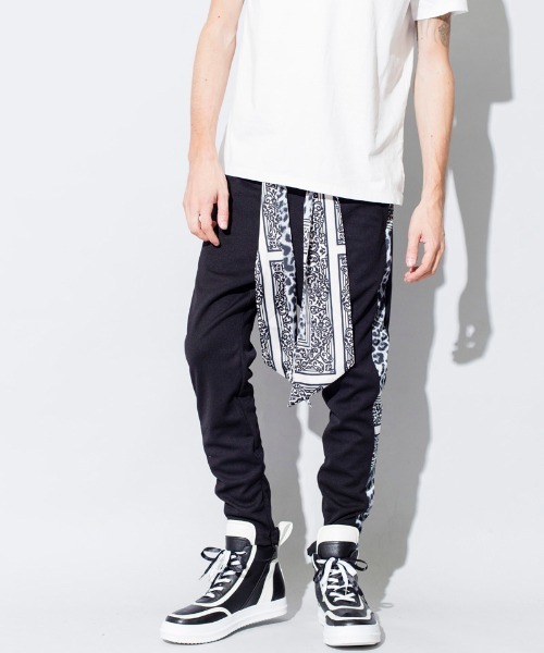 NO ID.（ノーアイディ）の「mp8672-スカーフストリングサルエル