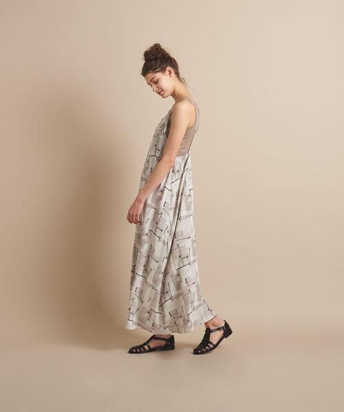 Steven Alan（スティーブンアラン）の「＜Steven Alan＞∴STONE WALL PRINT DRESS/ワンピース（ワンピース・レディース・ライトグレー・S/M）」の3枚目の写真