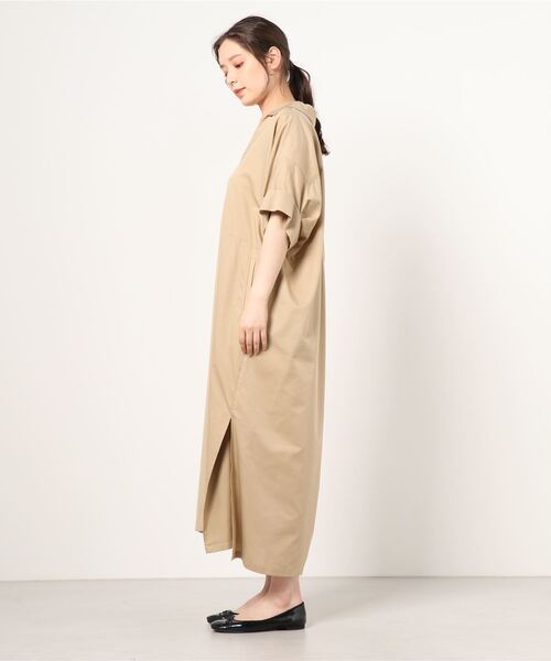 RITO（リト）の「RITO コットンシルクドレス（ワンピース・レディース・ベージュ・36）」の5枚目の写真