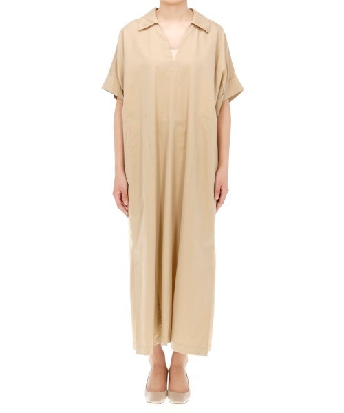 RITO（リト）の「RITO コットンシルクドレス（ワンピース・レディース・ベージュ・36）」の8枚目の写真