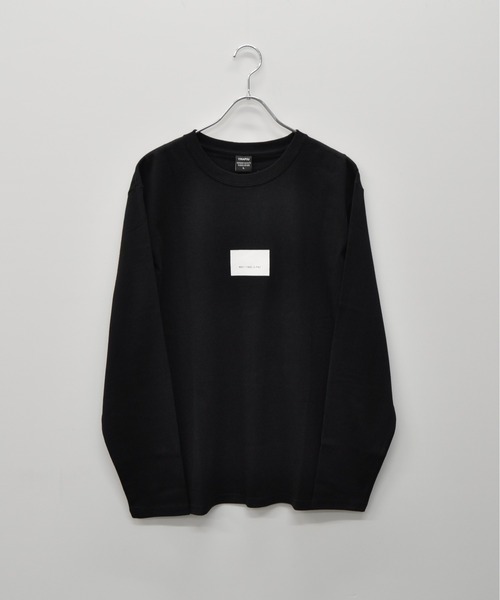 TRAP/U (トラップユー)の「フロント ボックスプリント コットン ロング Tシャツ(Tシャツ/カットソー・メンズ・セージグリーン/ブラック/ホワイト・M/L)」の13枚目の写真