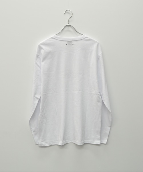 TRAP/U (トラップユー)の「フロント ボックスプリント コットン ロング Tシャツ(Tシャツ/カットソー・メンズ・セージグリーン/ブラック/ホワイト・M/L)」の15枚目の写真
