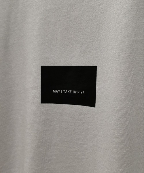 TRAP/U (トラップユー)の「フロント ボックスプリント コットン ロング Tシャツ(Tシャツ/カットソー・メンズ・セージグリーン/ブラック/ホワイト・M/L)」の16枚目の写真