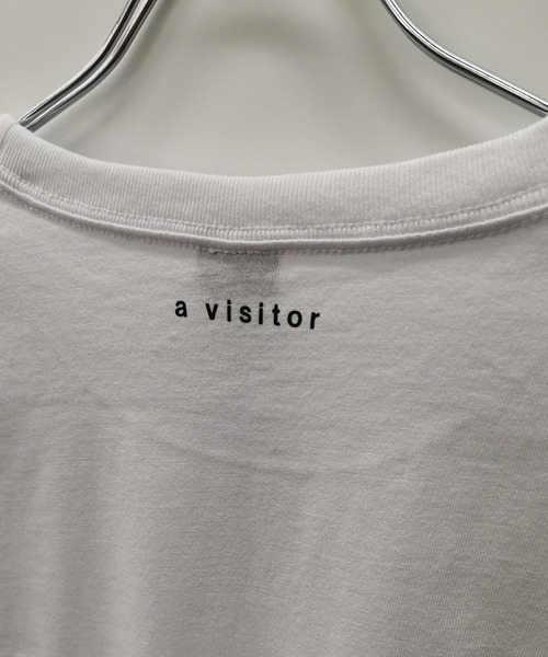 TRAP/U (トラップユー)の「フロント ボックスプリント コットン ロング Tシャツ(Tシャツ/カットソー・メンズ・セージグリーン/ブラック/ホワイト・M/L)」の8枚目の写真