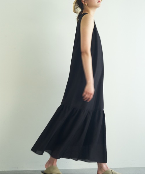 GALLARDAGALANTE（ガリャルダガランテ）の「ティアードマキシワンピース（ワンピース・レディース・ブラック/ミント・マルチサイズ）」の10枚目の写真