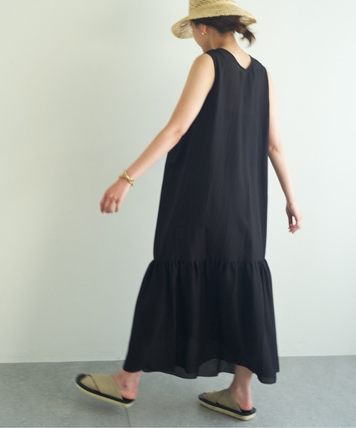 GALLARDAGALANTE（ガリャルダガランテ）の「ティアードマキシワンピース（ワンピース・レディース・ブラック/ミント・マルチサイズ）」の13枚目の写真