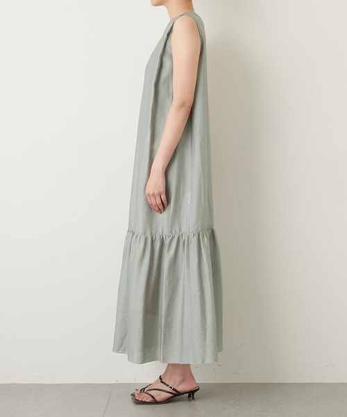 GALLARDAGALANTE（ガリャルダガランテ）の「ティアードマキシワンピース（ワンピース・レディース・ブラック/ミント・マルチサイズ）」の14枚目の写真