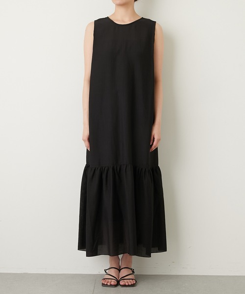 GALLARDAGALANTE（ガリャルダガランテ）の「ティアードマキシワンピース（ワンピース・レディース・ブラック/ミント・マルチサイズ）」の8枚目の写真