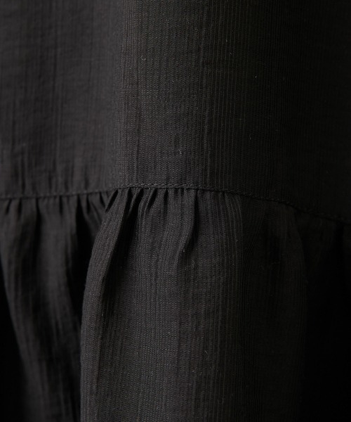 GALLARDAGALANTE（ガリャルダガランテ）の「ティアードマキシワンピース（ワンピース・レディース・ブラック/ミント・マルチサイズ）」の21枚目の写真