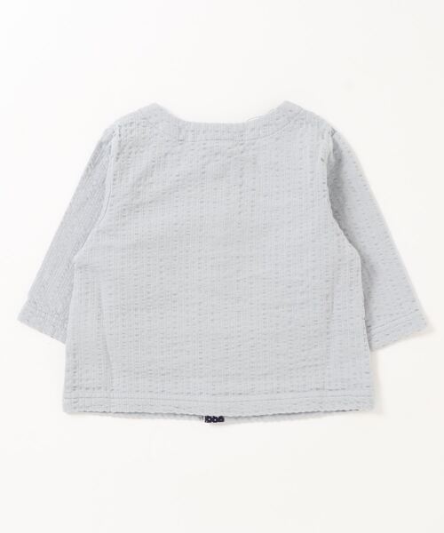 RAGMART（ラグマート）の「ベビーカーディガン（カーディガン/ボレロ・キッズ・イエロー/オフホワイト/グレー・80ｃｍ/90cm）」の4枚目の写真