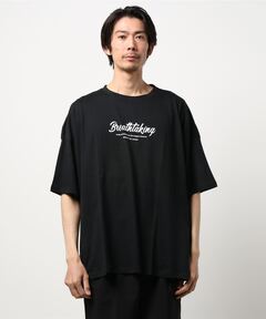 ロゴ コットン ジャージー クルーネック Tシャツ（Tシャツ