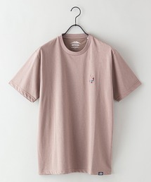 ドライ機能付き（速乾機能）ＣＡＭＰモチーフワンポイント刺繍ビッグシルエットＴシャツ
